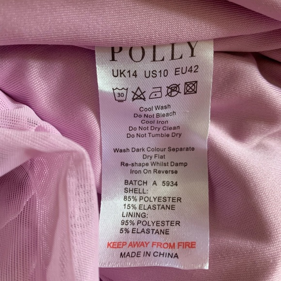 Oh Polly Corset Bustier Bodycon Ruched Fitted Mini Summer Dress in Pinky Lilac - Picture 13 of 14